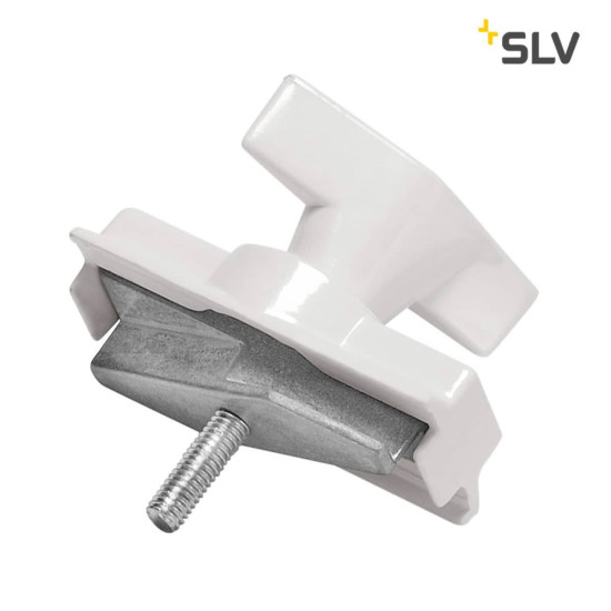 SLV 1001395 Leuchtenadapter mechanisch für S-TRACK 3P.-Schiene verkehrsweiß