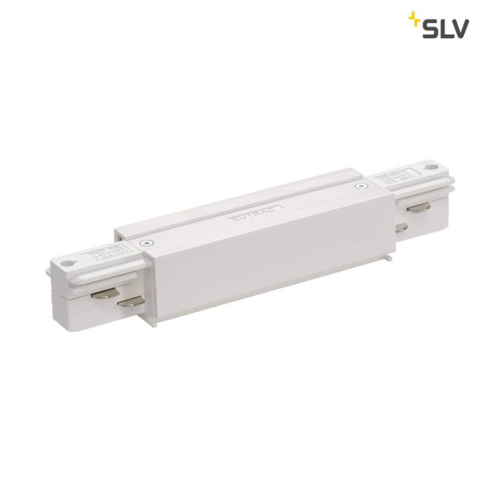 SLV 1001517 EUTRAC Längsverbinder mit Einspeisemöglichkeit verkehrsweiss