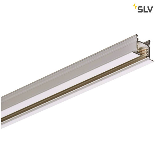 SLV 1001531 EUTRAC 3-Phasen Einbauschiene verkehrsweiss 2m