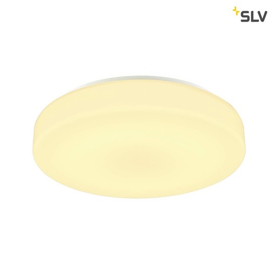 SLV 1002076 LIPSY 40 Drum CW LED Outdoor Wand- und Deckenaufbauleuchte weiß IP44 3000 4000K