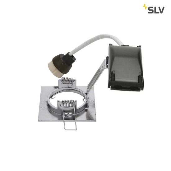 SLV 1002205 PIKA QPAR51 quadratisch Indoor Deckeneinbauleuchte chrom starr max. 50W