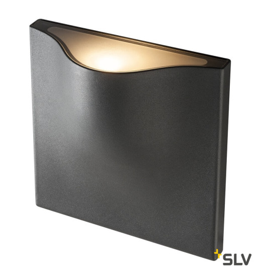 SLV 1002504 VILUA L Outdoor Wandaufbauleuchte anthrazit 3000K IP54 100° 810lm