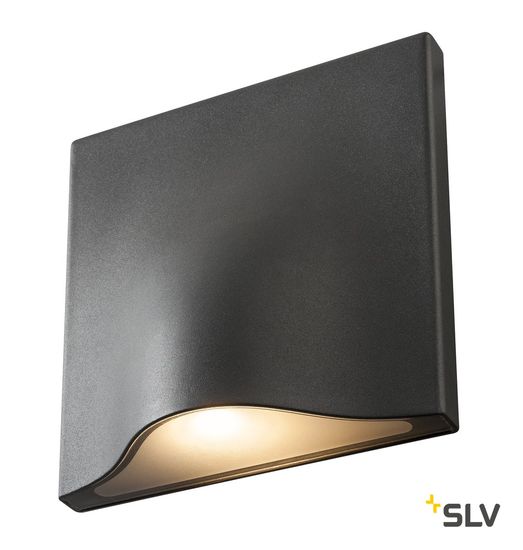 SLV 1002504 VILUA L Outdoor Wandaufbauleuchte anthrazit 3000K IP54 100° 810lm