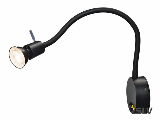 SLV 1002608 DIO FLEX PLATE QPAR51 WL Wandaufbauleuchte schwarz