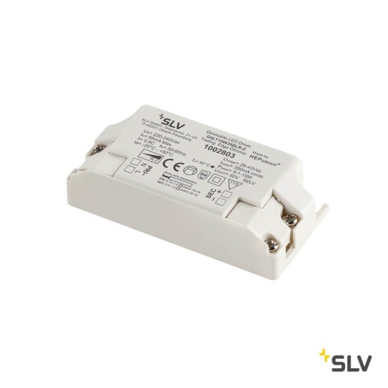 SLV 1002803 LED Treiber 9,1 - 15W 350mA dimmbar