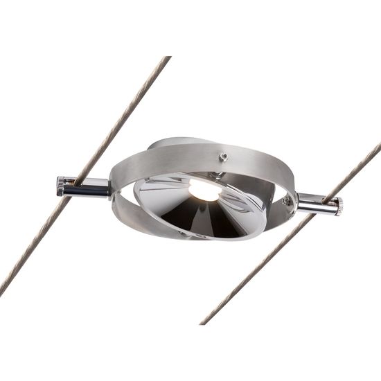 SLV 1002863 DURNO, Seilleuchte für TENSEO Niedervolt-Seilsystem, 2700K chrom
