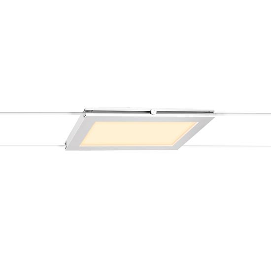 SLV 1002865 PLYTTA rectangular, Seilleuchte für TENSEO Niedervolt-Seilsystem, 2700K weiss