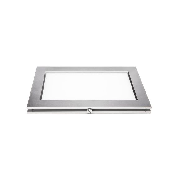 SLV 1002866 PLYTTA rectangular, Seilleuchte für TENSEO Niedervolt-Seilsystem, 2700K chrom