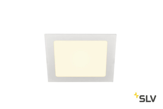 SLV 1003012 SENSER 18 LED Deckeneinbauleuchte eckig weiß