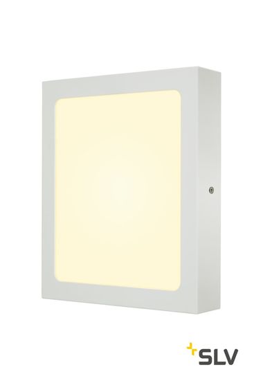 SLV 1003019 SENSER 24 LED Deckenaufbauleuchte eckig weiß