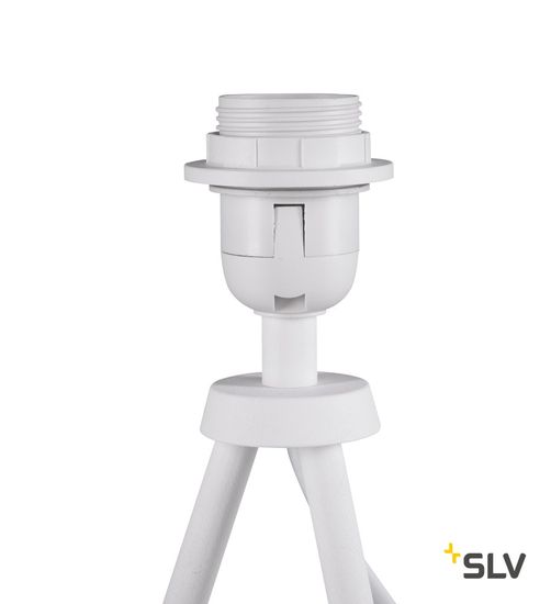 SLV 1003032 FENDA Tischleuchtenfuß II E27 Tischleuchte weiß ohne Schirm