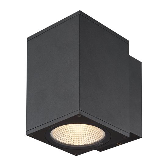 SLV 1003417 ENOLA SQUARE M single Outdoor LED Wandleuchte anthrazit CCT 3000/4000K IP65