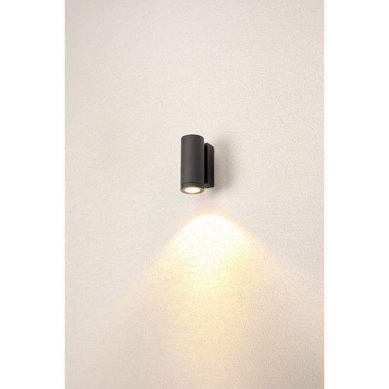 SLV 1003422 ENOLA ROUND S single Outdoor LED Wandleuchte anthrazit CCT 3000/4000K IP65