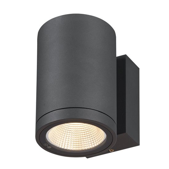 SLV 1003423 ENOLA ROUND M single Outdoor LED Wandleuchte anthrazit CCT 3000/4000K IP65