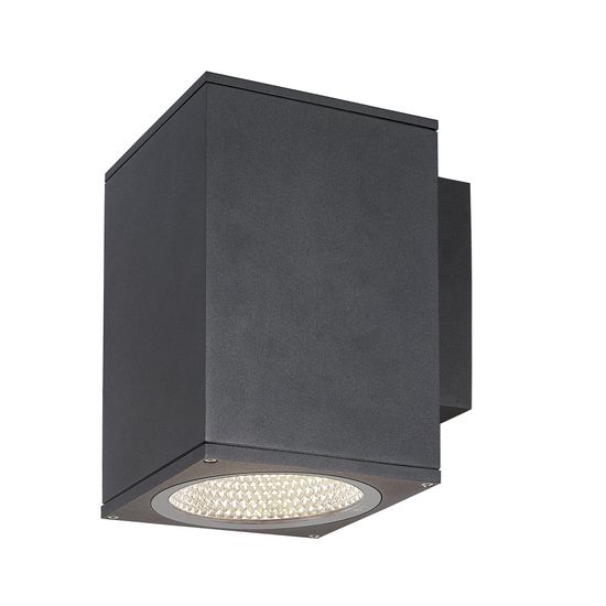 SLV 1003437 ENOLA SQUARE L single Outdoor LED Wandleuchte anthrazit CCT 3000/4000K IP65
