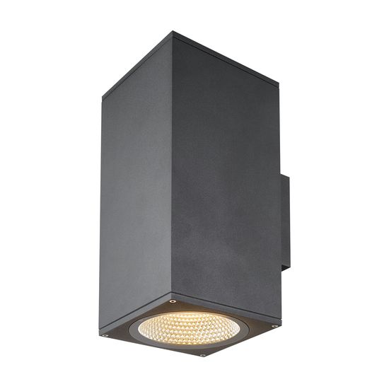 SLV 1003438 ENOLA SQUARE UP/DOWN L Outdoor LED Wandleuchte anthrazit CCT 3000/4000K IP65