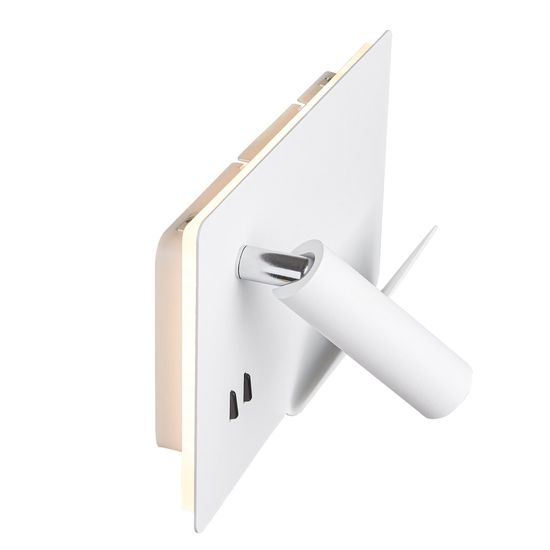 SLV 1003458 SOMNILA SPOT LED Wandleuchte 3000K weiss Version rechts inkl. USB Anschluss