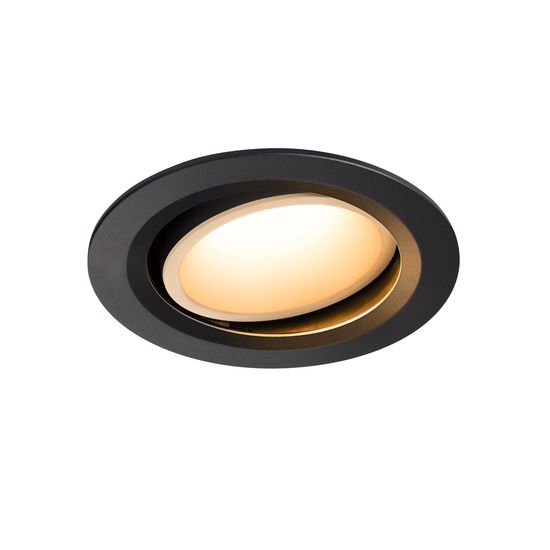 SLV 1003629 NUMINOS DL L LED Einbauleuchte schwarz/weiss 2700K 40° schwenkbar