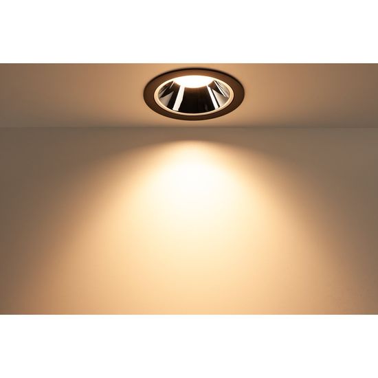 SLV 1004014 NUMINOS DL XL LED Einbauleuchte schwarz/chrom 3000K 40°