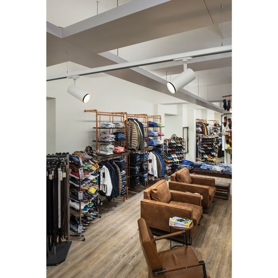 SLV 1004472 NUMINOS DALI M, 3 Phasen System Leuchte weiss/schwarz 3000K 60°