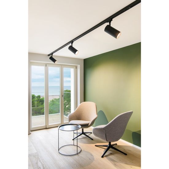 SLV 1004563 NUMINOS DALI L, 3 Phasen System Leuchte schwarz 3000K 36°