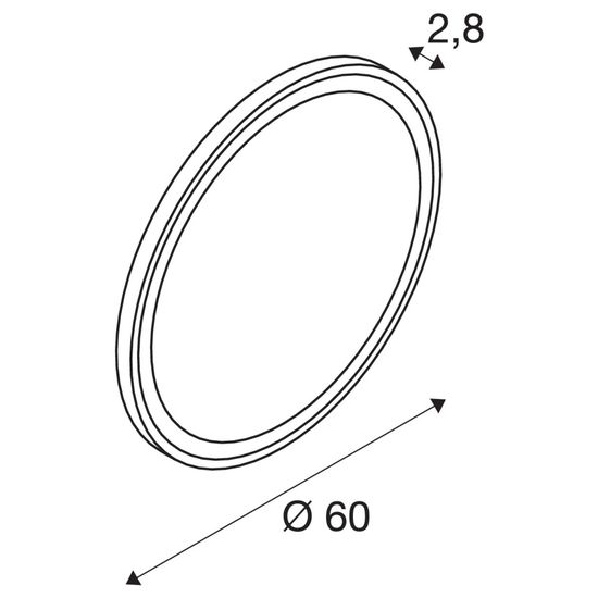SLV 1004731 TRUKKO WL LED Wandleuchte rund alu IP44