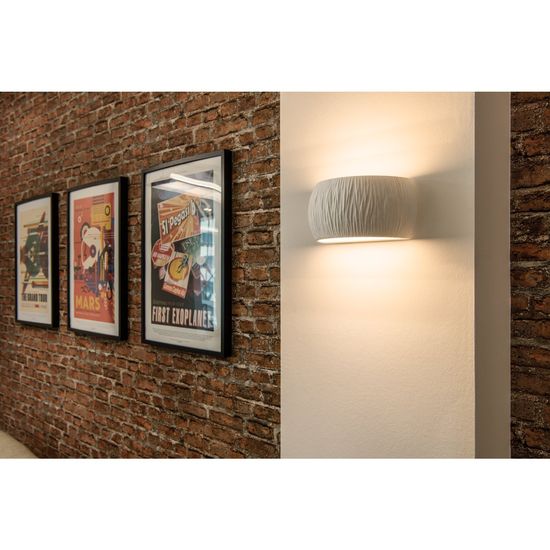 SLV 1004732 PLASTRA WL CURVED CUTRAIN Wandleuchte QT-DE12 weiss