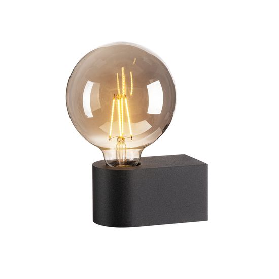 SLV 1004738 FITU CUBE WL Wandleuchte E27 schwarz