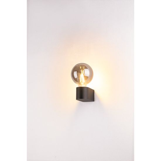 SLV 1004738 FITU CUBE WL Wandleuchte E27 schwarz