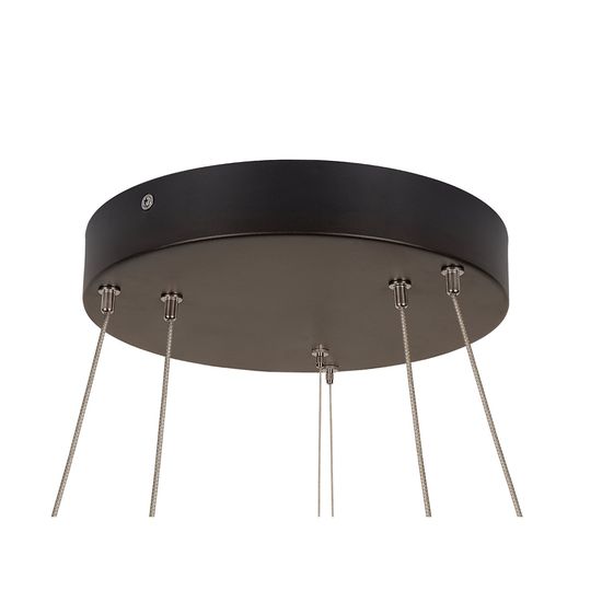 SLV 1004765 ONE DOUBLE PD PHASE UP/DOWN LED Pendelleuchte schwarz CCT switch 2700/3000K