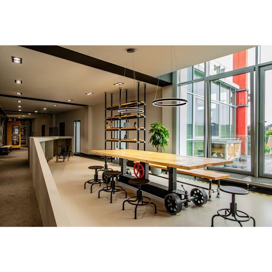 SLV 1004765 ONE DOUBLE PD PHASE UP/DOWN LED Pendelleuchte schwarz CCT switch 2700/3000K