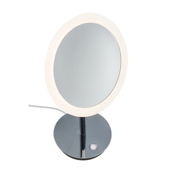 SLV 1004970 MAGANDA TL LED Spiegel Tischleuchte chrom CCT switch 2700/3000/4000K IP44