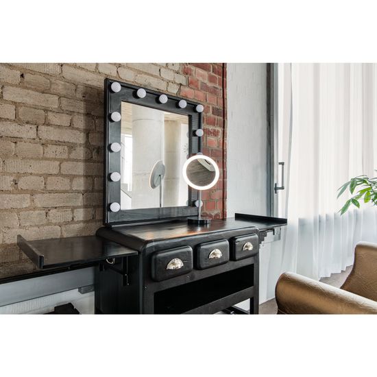 SLV 1004970 MAGANDA TL LED Spiegel Tischleuchte chrom CCT switch 2700/3000/4000K IP44