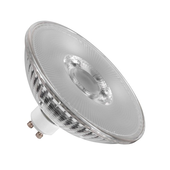 SLV 1005274 QPAR111 GU10, LED Leuchtmittel, Lampe transparent 8W 2700K CRI90 38°