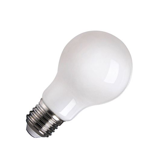 SLV 1005304 A60 E27, LED Leuchtmittel, Lampe gefrosted 7,5W 2700K CRI90 320°
