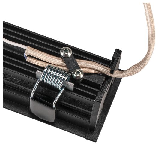 SLV 1005407 MILANDOS 4, Deckeneinbauleuchte schwarz 2700K 45°