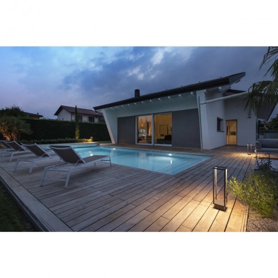 SLV LED 1005442 QUADRULO 7W Outdoor Stehleuchte anthrazit