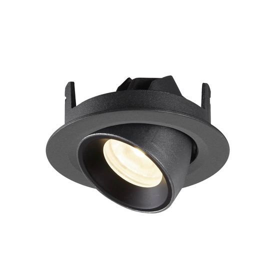 SLV 1005855 NUMINOS GIMBLE XS, Deckeneinbauleuchte schwarz 4000K 55°
