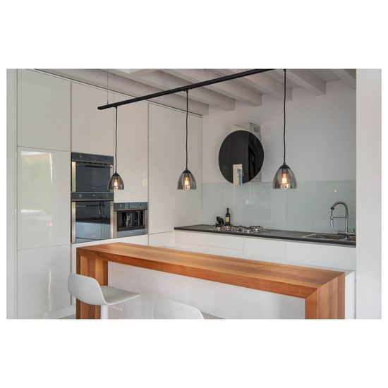 SLV 1006159 PARA CONE GL, Pendelleuchte schwarz, transparent