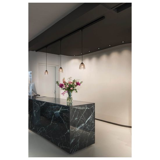 SLV 1006159 PARA CONE GL, Pendelleuchte schwarz, transparent