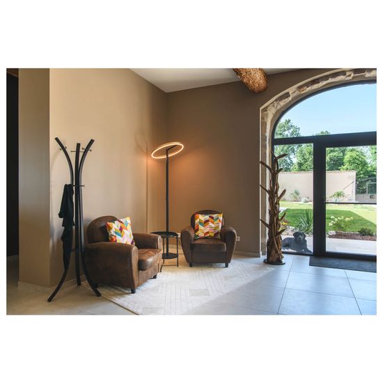 SLV 1006353 ONE STRAIGHT FL, Stehleuchte schwarz/messing 20W 1200lm 2700/3000K CRI90 140°