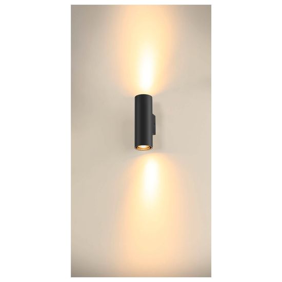 SLV 1006443 ASTO TUBE, Wandaufbauleuchte, zylindrisch 2-fach schwarz