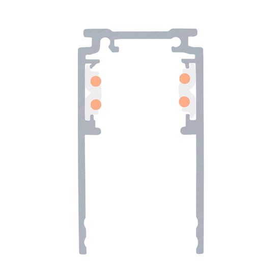 SLV 1006550 1m Aufbauschiene tief, 48V TRACK, weiß, DALI