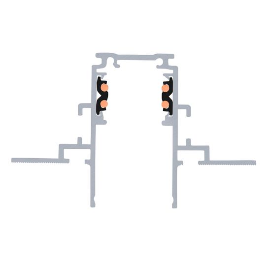 SLV 1006557 1m Einbauschiene, 48V TRACK, schwarz, DALI