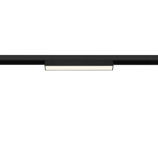 SLV IN-LINE 22, 48V Spot, opal, DALI, schwarz, 7.3W, 680lm, 4000K, CRI90, 95° 1006619