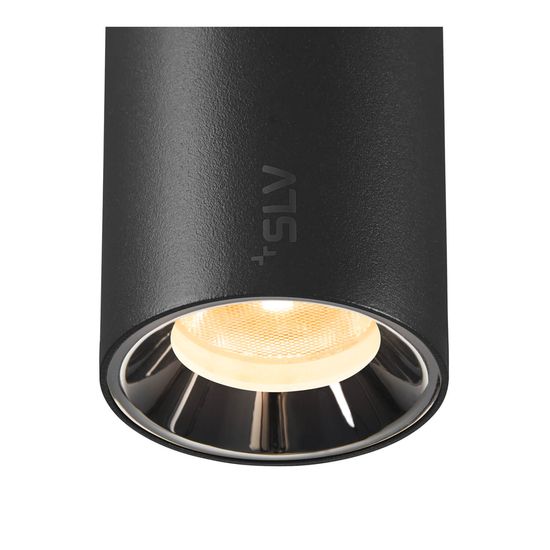 SLV 1006785 NUMINOS XS 48V TRACK, DALI, Pendelleuchte, schwarz, chrom, 8.7W, 720lm, 3000K, CRI90, 55°