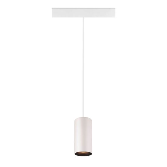 SLV 1006825 NUMINOS S 48V TRACK, DALI, Pendelleuchte, weiß, schwarz, 16W, 970lm, 2700K, CRI90, 40°