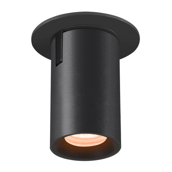 SLV 1006873 NUMINOS PROJECTOR XS, Deckeneinbauleuchte, 2700 K, 55°, zylindrisch, schwarz, schwarz