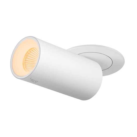 SLV 1006955 NUMINOS PROJECTOR S, Deckeneinbauleuchte, 3000 K, 55°, zylindrisch, weiß, weiß