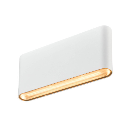 SLV 1007145 OVAL 18 WL, Wandaufbauleuchte 2700/3000K, 10W, weiß IP65